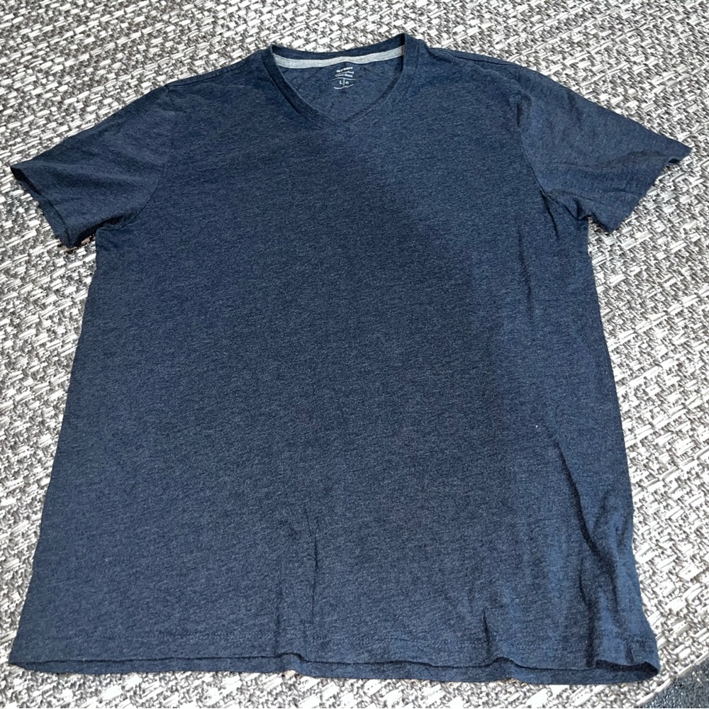 Old Navy | Men's Heathered Blue Short Sleeve Tee
